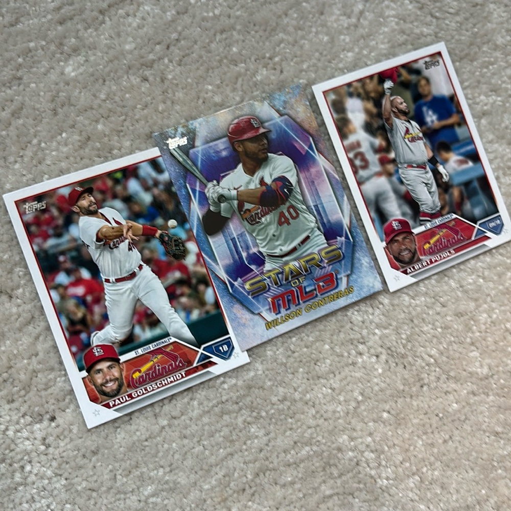 Great condition Cardinals baseball cards